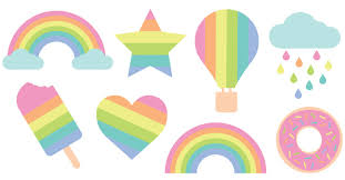 Download Pastel Rainbow Cut Files Clip Art Freebie Friday Hey Let S Make Stuff