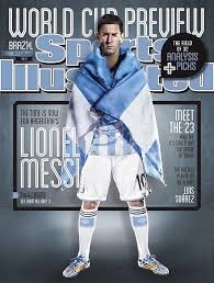 These boots were never sold in shops and they were specifically made for the player. Argentina Lionel Messi 2014 Fifa World Cup Preview Issue Sports Illustrated Cover By Sports Illustrated