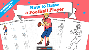 Please thumbs up for my videos. How To Draw A Football Player Really Easy Drawing Tutorial