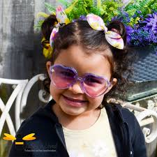 Girl's Heart Bumble Bee Sunglasses