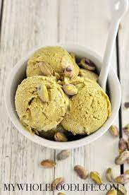 2 Ingredient Pistachio Ice Cream Vegan - My Whole Food Life Paleo Recipes Dessert Healthy Desserts Easy Pistachio Ice Cream