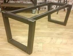 This diy project was created using a wood slab that had been sitting in her parents' garage since she was a child. 61 Ideas Diy Table Base For Glass Top Steel Table Base Metal Table Glass Top Table