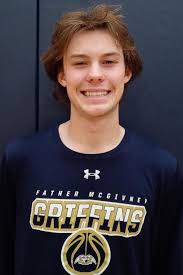 Father McGivney Forward Jackson Rodgers Scores 18 Points In Griffins'  Contest, Is A Byron, Carlson, Petri And Kalb Male Athlete Of The Month