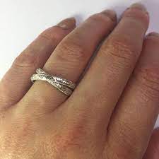 Two Rolling Rings Double Band Interlocking Two Bands Hand Etsy Mens Wedding Rings Gold Wedding Rings Vintage Style Wedding Rings