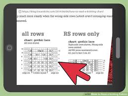 3 Ways To Read A Knitting Pattern Wikihow