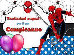 Cartoni Animati Insieme A Spiderman Ti Mando I Miei Tantissimi Auguri Per Il Tuo Compleanno Augurando Buon Compleanno Buon Compleanno Figlio Compleanno Figli