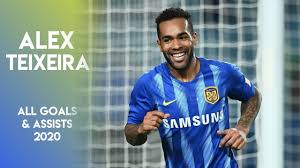 €7.00m * jan 6, 1990 in duque de caxias, brazil Alex Teixeira Season 2020 All Goals Assists Jiangsu Suning Chinese Super League Youtube