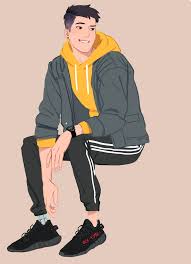 Siobhan Chiffon Formal Casual Two Illustrations I Did For Dessin Homme Illustrations De Personnages Dessin Garcon