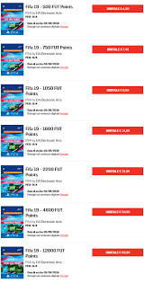 Fifa 19 Fifa Points Prices For Ultimate Team Mode Revealed Fifaultimateteam It Uk