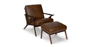 Get the best deal for brown leather ottomans from the largest online selection at ebay.com. Otio Brown Leather Walnut Lounge Chair Lounge Chair Chair Faux Leather Chair
