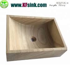 wooden sandstone sink for garden
