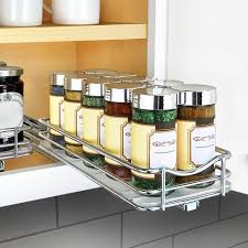 However, not all the spice jars fit on the spice racks. Lynk Professional Slide Out Spice Rack Upper Cabinet Organizer 4 Wide Target