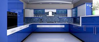 Oren Royal Blue Indian Parallel Kitchen Design Oren Royal Blue Indian Parallel Kitchen Price Quote Modular Kitchen Indian Kitchen Room Design Kitchen Modular