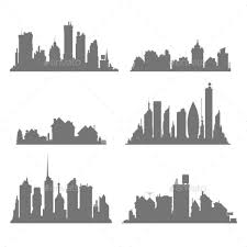 Black And White Denver Skyline Silhouette City Silhouettes City Silhouette Silhouette Cityscape