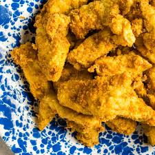 Once the oil is hot, fry the tenders in small batches for about 5 minutes and then drain on paper towels. Crispy Deep Fried Chicken Tenders Heart S Content Farmhouse