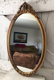 Oval Mirror Gold Ornate Wooden Antique Gold Frame Mirror Carved Wood Gold Vintage Mirror By Lititzcarriagehouse On E Gold Framed Mirror Victorian Mirror Mirror