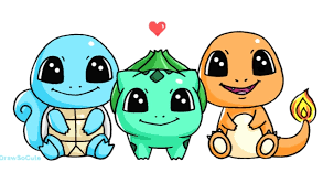 Bulbasaur Squirtle Charmander Cute Kawaii Drawings Kawaii Drawings Cute Animal Drawings