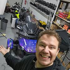 Hi all! I just wanted to introduce myself and share a photo I took. One  month owner looking forward to years of great riding