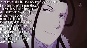 Fullmetal Headcanon — Al once called Izumi 'Mom' by accident. Ed stared...