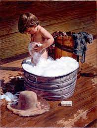 resultado de imagem para norman rockwell bathroom paintings night art cowboy art art for kids