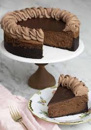 Mini cheesecake recipe (new york white chocolate). Chocolate Cheesecake With Oreo Crust Chocolate Cheesecake Chocolate Cheesecake Recipes Cheesecake Recipes