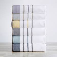 Our towel sets come in a variety of colors so it's easy to find your favorite personal palette. Great Bay Home Turkish Cotton Striped Bath Towel Sets On Sale Overstock 17740360