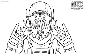 Touch device users, explore by touch or with swipe gestures. Apex Legends Coloring Pages 80 Printable Coloring Pages