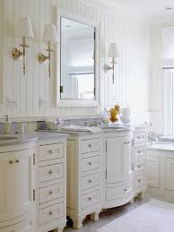 Generally, most of beadboard bathroom designs are painted in white, since this neutral colour can be possibly combined with any shade. Beaded Board Bathrooms Better Homes Gardens