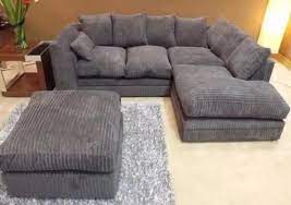 Dylan Lh Rh L Shape Corner Sofa In Jumbo Cord Mocha L Shaped Sofa Bed Corner Sofa Fabric Corner Sofa