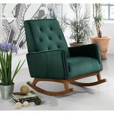 Shop online or visit one of our outdoor furniture stores today! Mid Century Modern Furniture Style Rocking Chairs Now In Emerald Green Fabric By Midinmod F Rocking Chair Nursery Green Rocking Chair Mid Century Rocking Chair