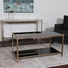 Oval coffee table with tempered glass top, beveled edge mirror shelf with black and gold effect metal stand not had long length 112 cm width receive the latest listings for glass and gold coffee table. Black Glass Bottom Shelf Coffee Table