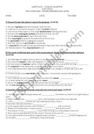 Answer the call in the middle of the conversation with no heads up. Unit 6 Quiz Fce Gold Plus Esl Worksheet By Fefo10