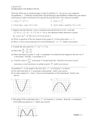 Each lesson includes an overview, an instructional video, practice problems, and solutions. Ap Calculus Graphs Of Derivatives Worksheet Graphs Of Derivatives