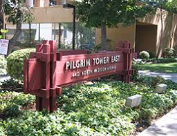 From 210 east, exit fair oaks. Pilgrim Tower East Rhf