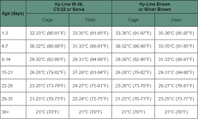 Hyline House Temperature And Relative Humidity Chickens