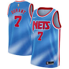 Update your wardrobe or home and office with essential gear that features his name and number. Men S Brooklyn Nets Kevin Durant Nike Blue 2020 21 Swingman Jersey Classic Edition