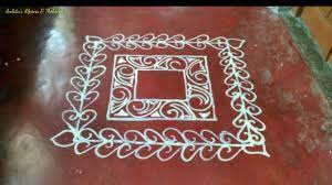 First, you dimension a variable as rectangle and then you set the x, y, width. Easy Rectangle Alpona Bangali Alpona Rangoli Design Youtube