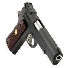 A beautiful example of one of the most iconic 1911s colt ever made! Colt Mfg O5872a1 1911 Gold Cup National Match Series 70 9mm Luger 5 8 1 Blued Carbon Steel Walnut W Gold Medallion Grip Gunstuff