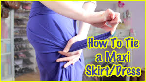 Needles # 9 are used, however, this depends entirely on the threads that you select for work. How To Tie A Maxi Skirt Dress Fashion Youtube