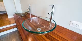 The master bathroom has double sink wooden cabinets. Give Your Bathroom The Wood Vanity Top It Deserves Maryland Wood