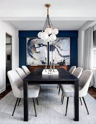 Remarkable Dining Room Chairs Navy For Your Home Small Dining Room Decor Black And White Dining Room Mid Century Dining Room
