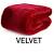 Burgundy Velvet Comforter