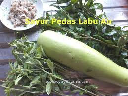 2 sudu besar udang kering (atau ikan. Sayur Pedas Labu Air Masakan Simple Tapi Sedap