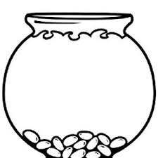 Empty Fish Bowl Coloring Page Summer School Crafts Coloring Pages Summertime Crafts