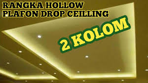 Rangka plafon gypsum, rangka plafon kalsiboard, rangka plafon hollow, pt. Rangka Plafon Gypsum Drop Ceilling Youtube