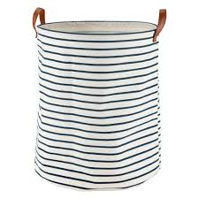 Panier A Linge Motifs A Rayures Pirate Maisons Du Monde Rangement Sac Panier A Linge Maison Du Monde