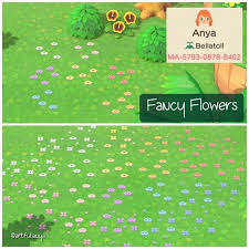 I Made A Bunch Of Fancy Little Flowers In A Rainbow Of Colors Acqr In 2020 Animal Crossing Animal Crossing Wild World New Animal Crossing