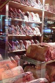 Dry Aged Steaks In The Window At Gallagher S Steak House Picture Of Gallagher S Steak House New York City Tripadvisor