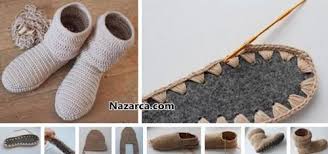 Hazir Kece Tabanindan Orgu Ev Botu Nasil Orulur Nazarca Com Bot Orgu Patikler
