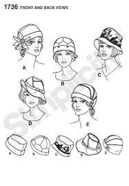 Simplicity 1736 Misses Hats Retro Hats Sewing Hats Hat Patterns To Sew